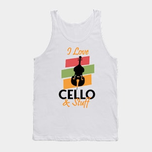 i love cello and stuff Tank Top